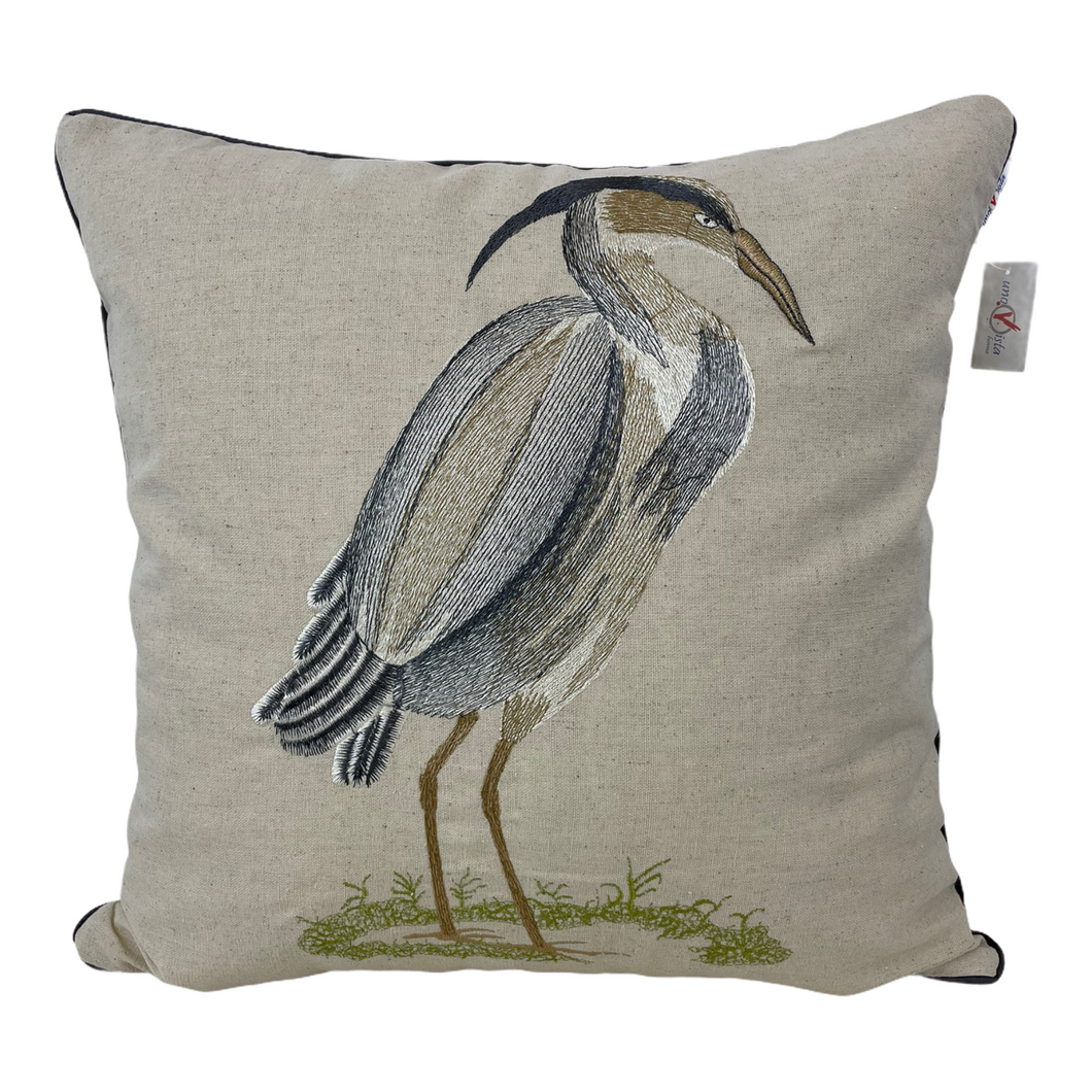 Heron Throw Pillow