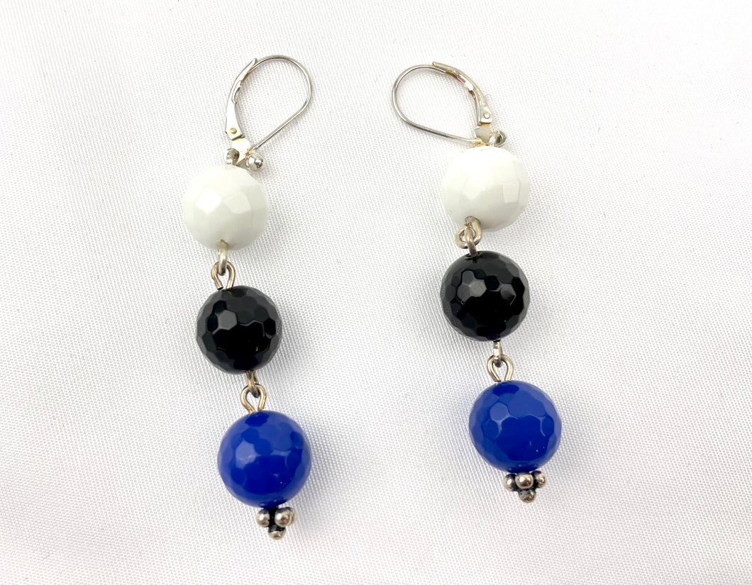 Semi-precious stone earrings by BlueBird