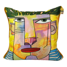 Load image into Gallery viewer, Nature Man Pastel Throw Pillow
