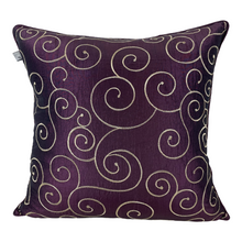 Load image into Gallery viewer, Florence Purple Throw Pillow
