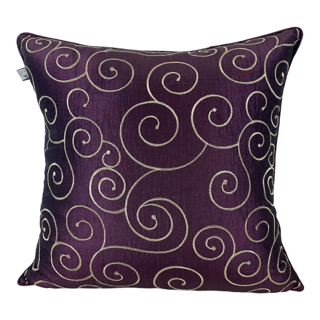 Florence Purple Throw Pillow