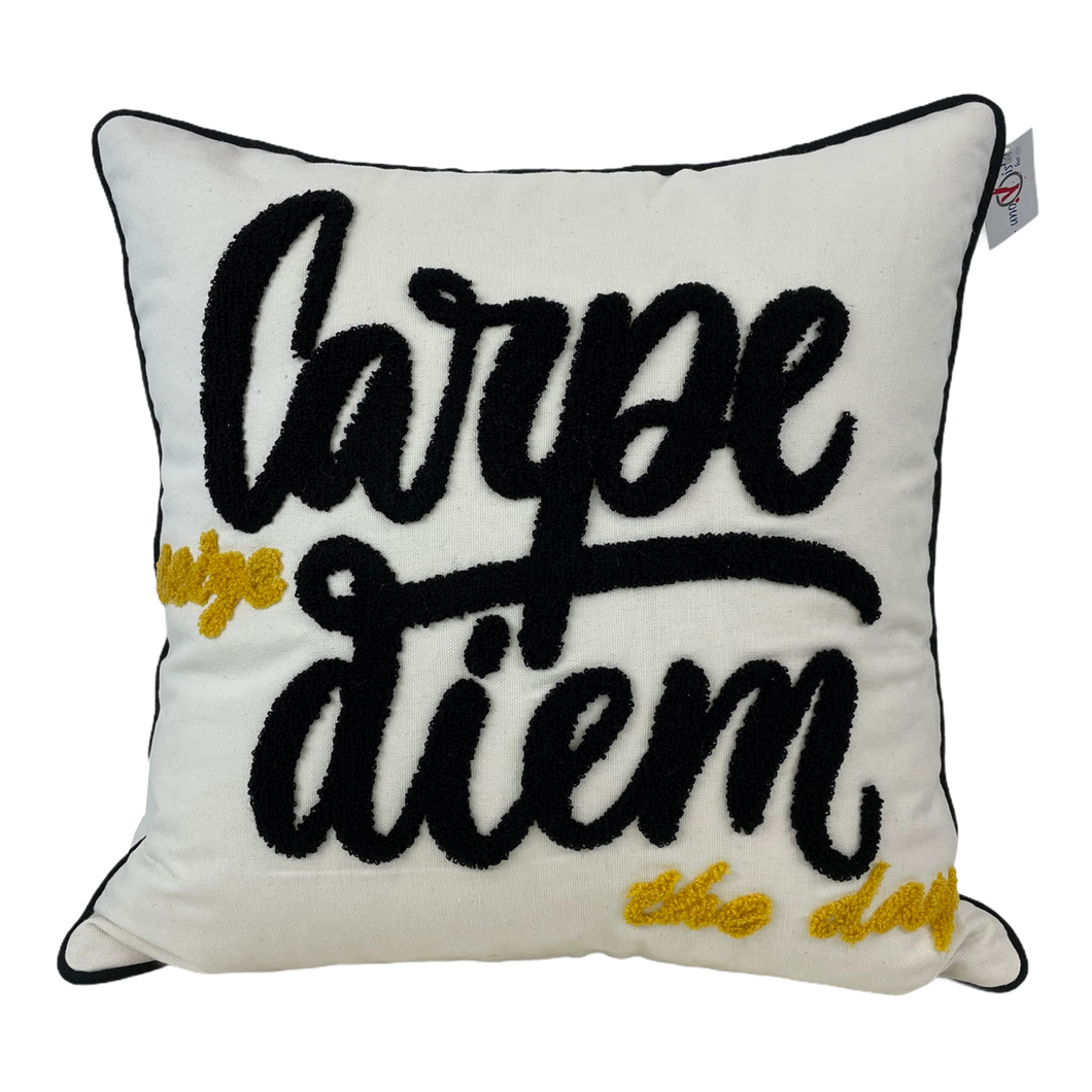 Carpe Diem Throw Pillow