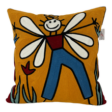 Load image into Gallery viewer, Boy Angel Throw Pillow
