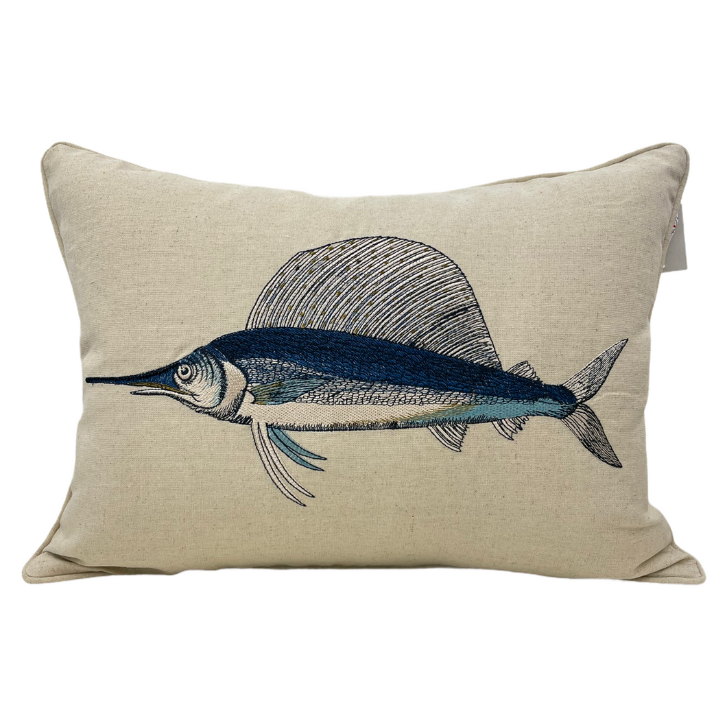 Swordfish Throw Pillow