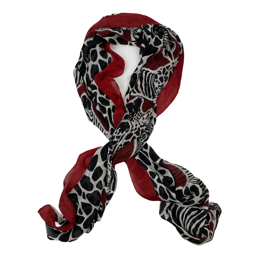 Silk Zebra scarf
