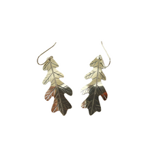 Load image into Gallery viewer, Oak leaf earrings - large
