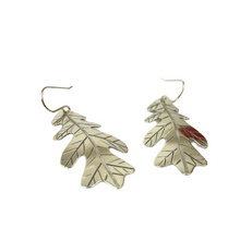 Load image into Gallery viewer, Oak leaf earrings - large
