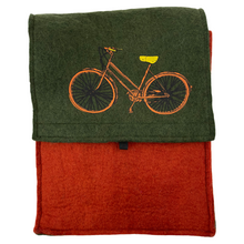 Load image into Gallery viewer, Felt Bag with Bicycle
